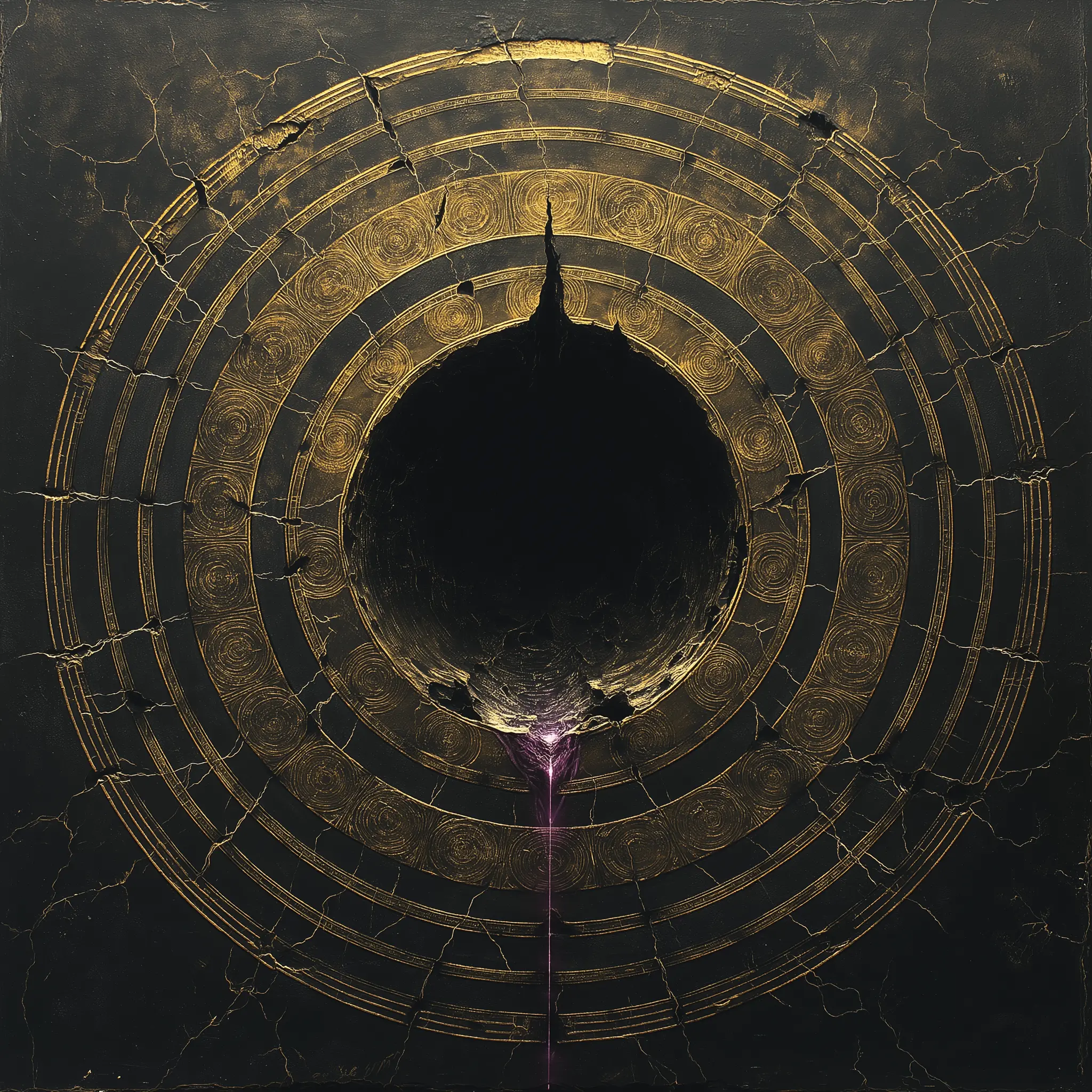 Portal sigil, rings fractured